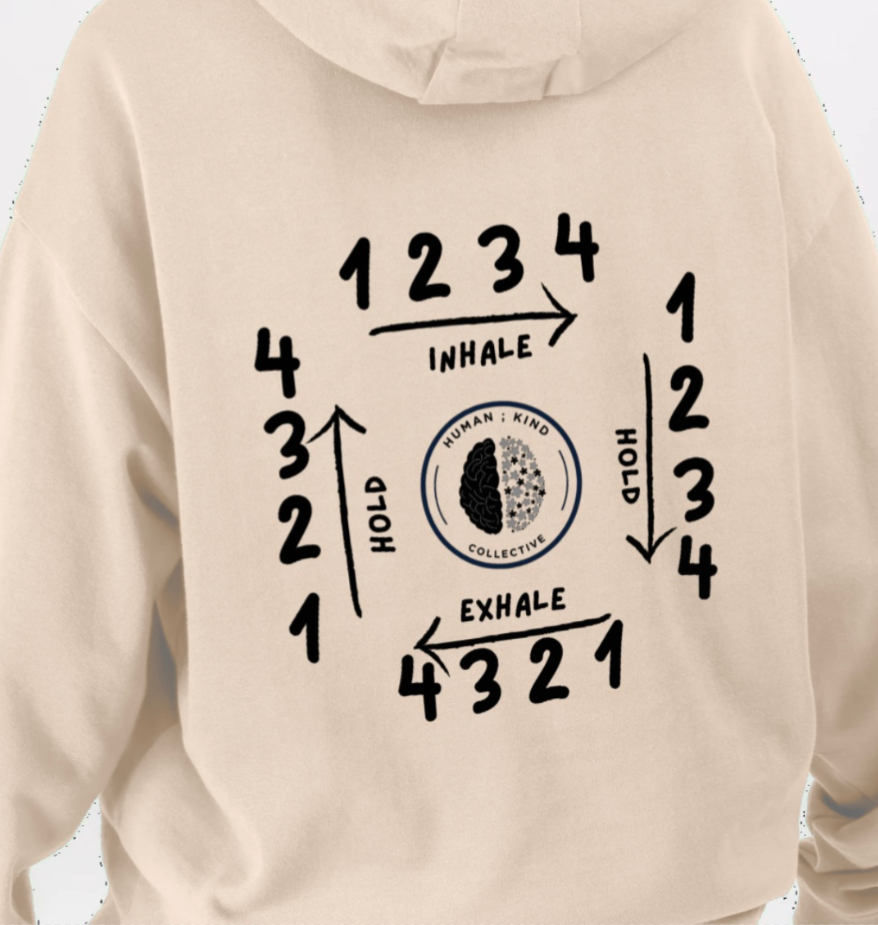 Box Breathing Mental Health - Hoodie