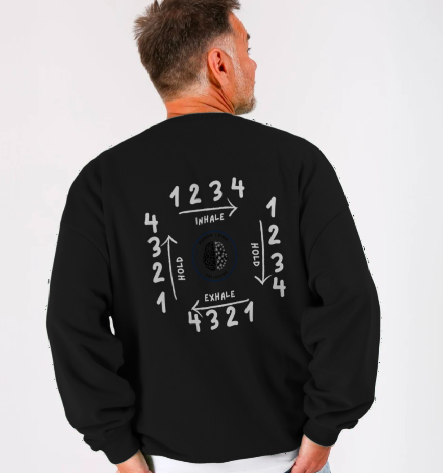 Box Breathing Sweatshirt - Mental Health Collection