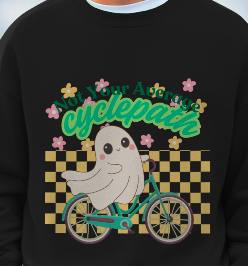 Not Your Average Cyclepath Inspired by J - Sweatshirt