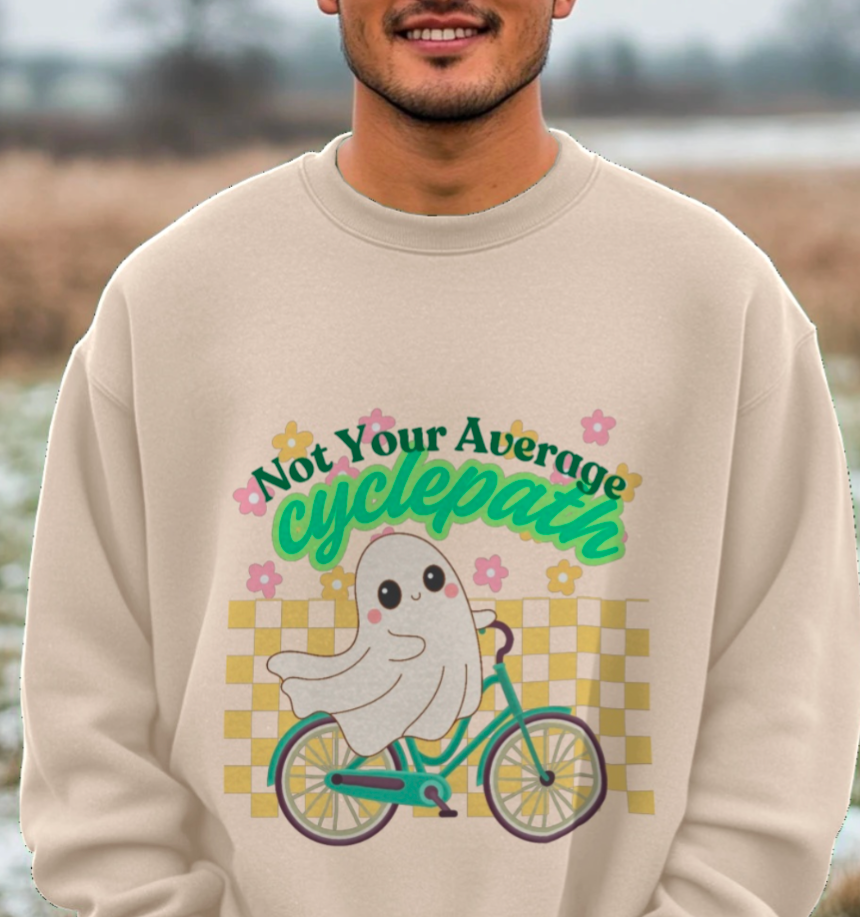 Not Your Average Cyclepath Inspired by J - Sweatshirt