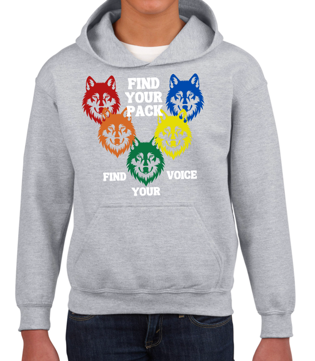 Wolf Pack Inspired by J - Kids Hoodie