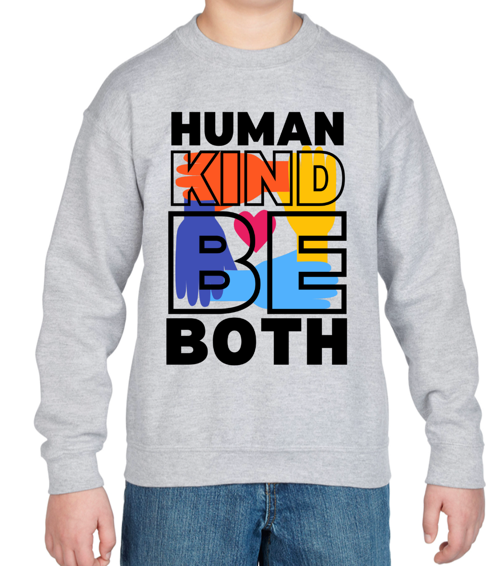 Human Kind Be Both - Kids Sweatshirt