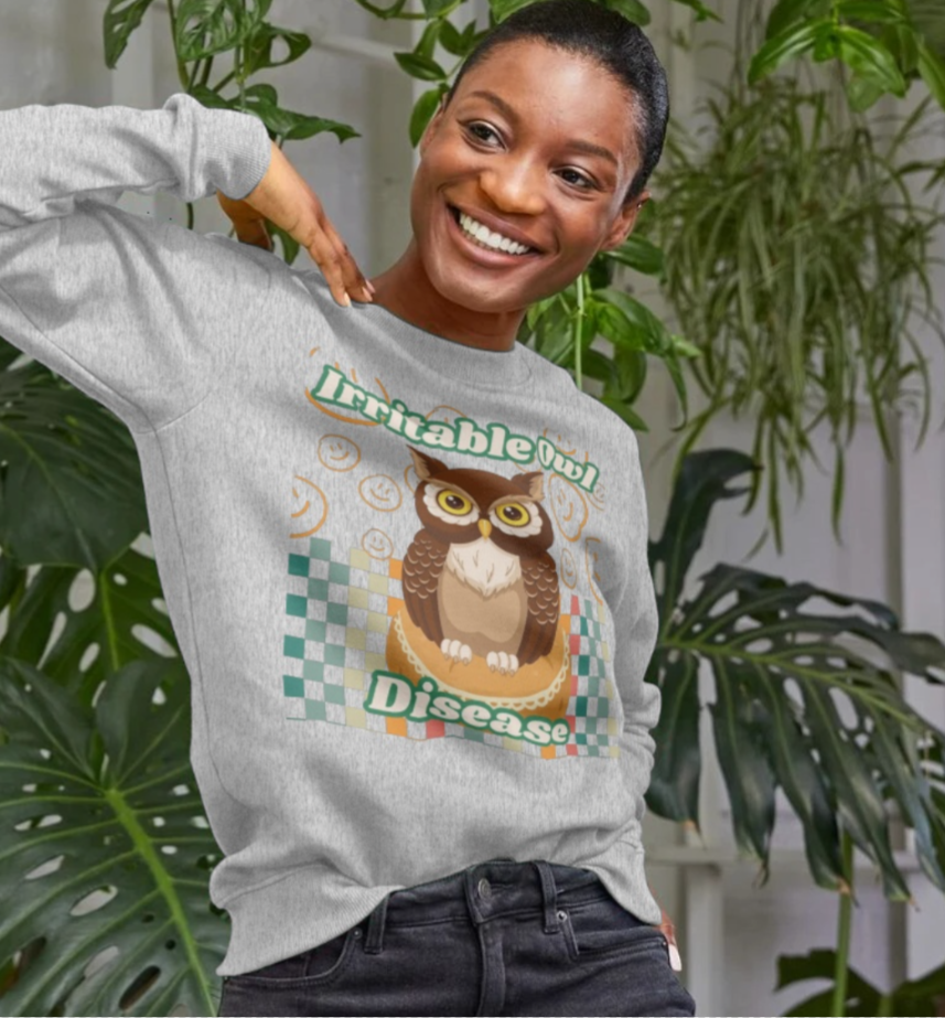 Irritable Owl Disease IBS/IBD Sweatshirt