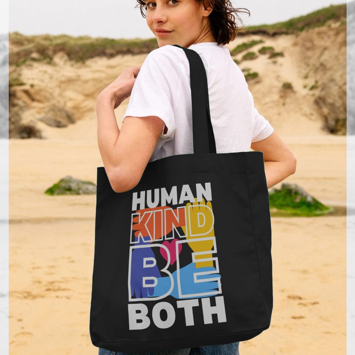 Human Kind Be Both Shopper Bag