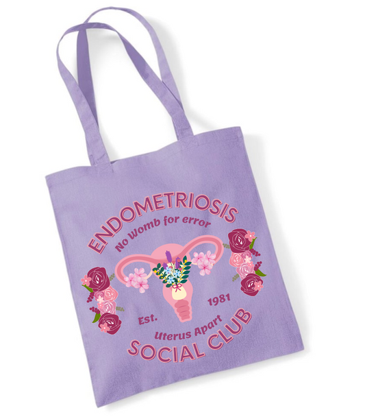 Endometriosis Social Club Small Tote Bag